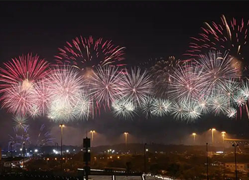 怀仁市焰火晚会